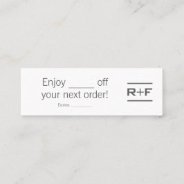 クーポンノート スキニー名刺