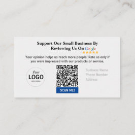 クーポン付きGoogleレビューカード 名刺