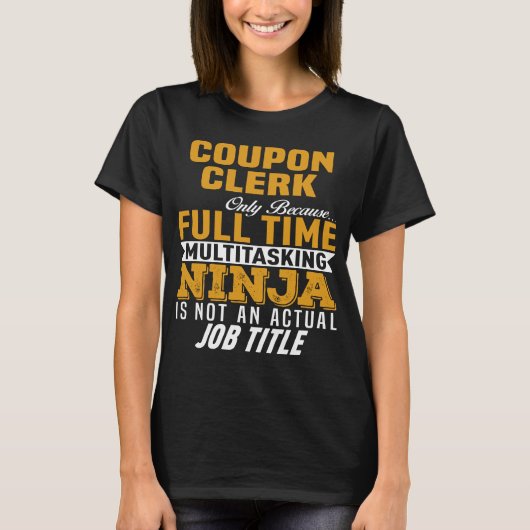 クーポン係 Tシャツ (正面)
