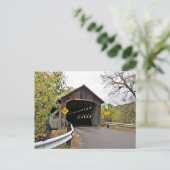 クームスが秋にカバーした橋 ポストカード (スタンド正面)