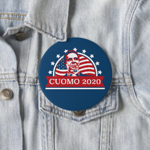 クーモ2020 大統領の投票 缶バッジ