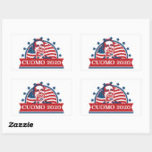 クーモ2020 |大統領の投票 長方形シール (シート)