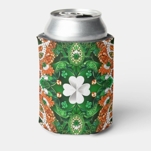 クーラーボックスとアイルランドカラーデザイン 缶クーラー (缶裏面)