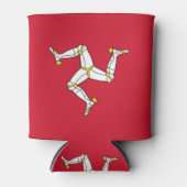 クーラーボックスとイギリスのマン島統一された旗 缶クーラー (正面)