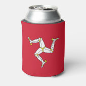 クーラーボックスとイギリスのマン島統一された旗 缶クーラー (缶裏面)