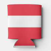 クーラーボックスとオーストリア国旗 缶クーラー (裏面)