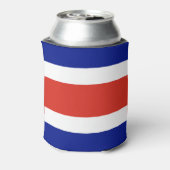 クーラーボックスとコスタリカ国旗 缶クーラー (缶裏面)