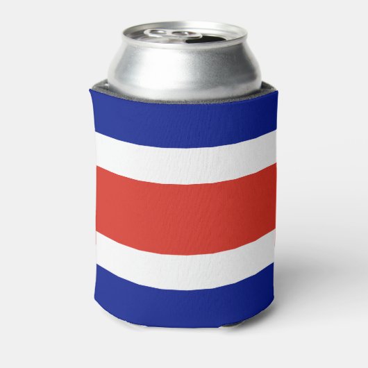 クーラーボックスとコスタリカ国旗 缶クーラー (缶裏面)