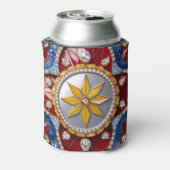 クーラーボックスとコロンビアカラーデザイン 缶クーラー (缶裏面)