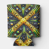 クーラーボックスとジャマイカカラーデザイン 缶クーラー (裏面)