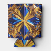 クーラーボックスとスウェーデンカラーデザイン 缶クーラー (正面)