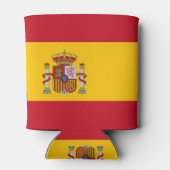 クーラーボックスとスペイン国旗 缶クーラー (裏面)