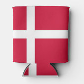 クーラーボックスとデンマーク国旗 缶クーラー (正面)