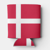 クーラーボックスとデンマーク国旗 缶クーラー (裏面)