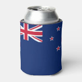 クーラーボックスとニュージーランド国旗 缶クーラー (缶正面)