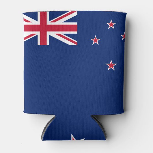 クーラーボックスとニュージーランド国旗 缶クーラー (正面)