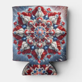 クーラーボックスとノルウェーカラーデザイン 缶クーラー (正面)