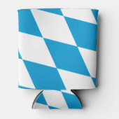 クーラーボックスとバイエルン州旗，ドイツ 缶クーラー (正面)