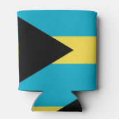 クーラーボックスとバハマ国旗 缶クーラー (裏面)