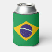 クーラーボックスとブラジル国旗 缶クーラー (缶裏面)