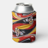 クーラーボックスとベルギーカラーデザイン 缶クーラー (缶裏面)