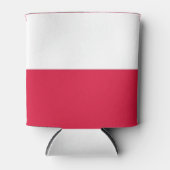 クーラーボックスとポーランド国旗 缶クーラー (正面)