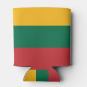 クーラーボックスとリトアニア国旗 缶クーラー (裏面)