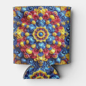 クーラーボックスとルーマニアの色デザイン 缶クーラー (正面)