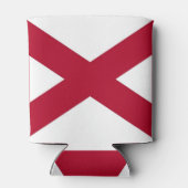 クーラーボックスと米国アラバマ州州。 缶クーラー (裏面)