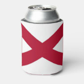 クーラーボックスと米国アラバマ州州。 缶クーラー (缶裏面)