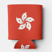 クーラーボックスと香港国旗 缶クーラー (裏面)