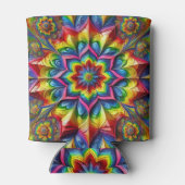 クーラーボックスとLGBTQカラーデザイン 缶クーラー (裏面)