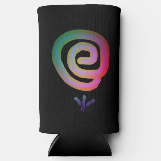 クーラーボックスアート&デザインスタイル スリム缶クーラー (正面)