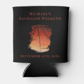 クーラーボックスカスタム学士バスケットボールウィークエンド 缶クーラー (正面)