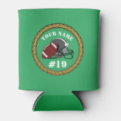 クーラーボックスサッカー – 名前と番号の追加 缶クーラー (正面)