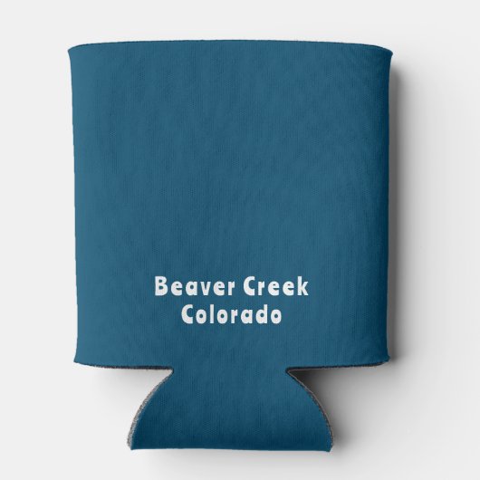 クーラーボックスパーソナライズされた学士号スノーボードウィークエンド 缶クーラー (裏面)