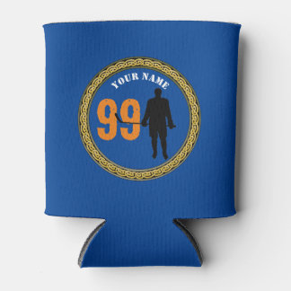 クーラーボックスホッケープレーヤー – 名前と番号の追加 缶クーラー