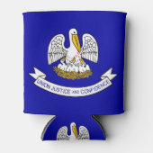 クーラーボックスルイジアナ州州州旗。 缶クーラー (正面)