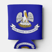 クーラーボックスルイジアナ州州州旗。 缶クーラー (裏面)