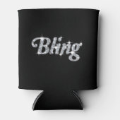 クーラーボックス特徴フェイクダイヤモンドきらきら光るデザイン 缶クーラー (正面)