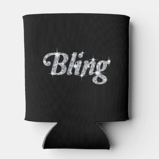 クーラーボックス特徴フェイクダイヤモンドきらきら光るデザイン 缶クーラー (裏面)