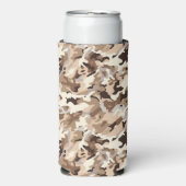 クーラーボックス砂漠迷彩柄 スリム缶クーラー (Seltzer正面)