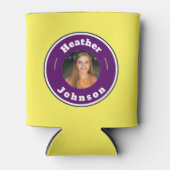 クーラーボックス-カスタムパーソナライズされた（名前と写真を追加） 缶クーラー (正面)