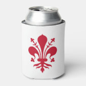 クーラーボックス（トスカーナ州フィレンツェ国旗） 缶クーラー (缶正面)