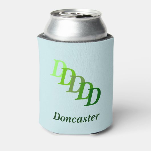 クーラーボックス – 名前とイニシャル(緑) 缶クーラー (缶裏面)