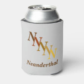 クーラーボックス – 名前とイニシャル(brwn) 缶クーラー (缶裏面)