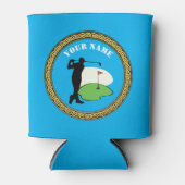 クーラーボックス – 名前の追加 – ゴルファー 缶クーラー (正面)