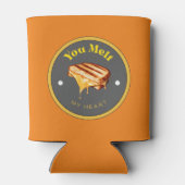 クーラーボックス – 私のハートを溶かす – グリルチーズ 缶クーラー (裏面)