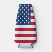 クーラーボックス/米国国旗 ボトルクーラー (正面)