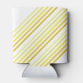 クーラーボックス – 黄色の対角線の色ストライプ色 缶クーラー (裏面)